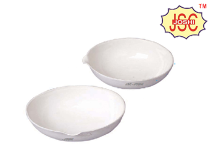 BASIN WITH SPOUT FUSED SILICA